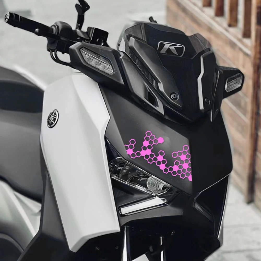 Motorcycle Gear Logo - Honeycomb Gear Motorcycle Stickers for Moto