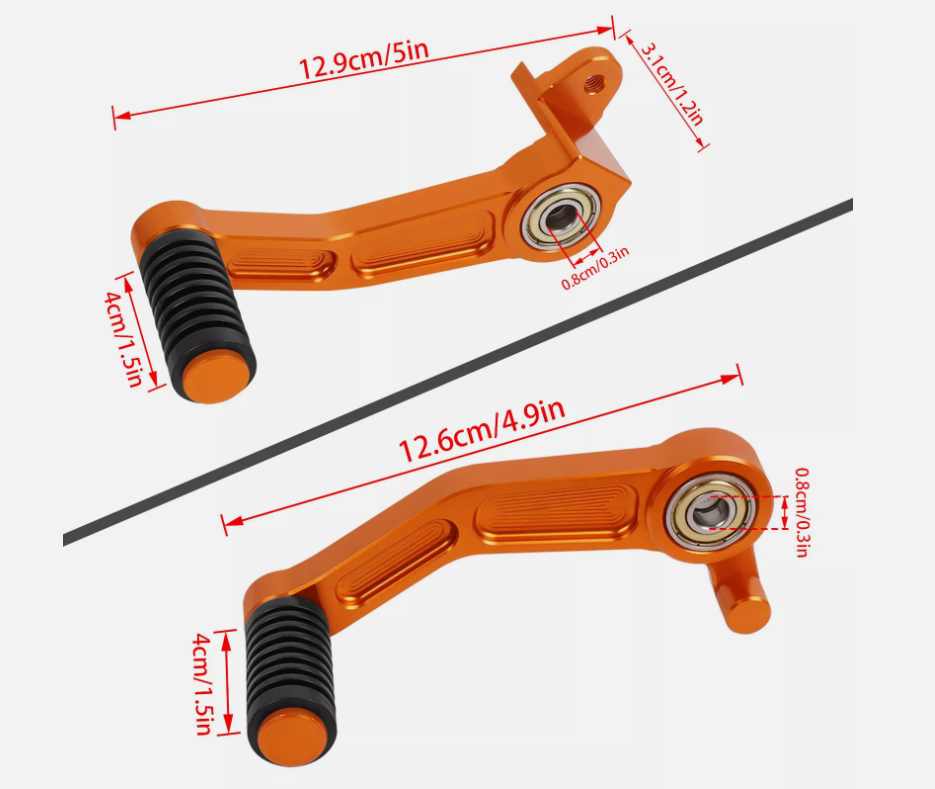 EU quality Motorcycle  CNC Ped - огляд і ціна Motorcycle Gear Eu