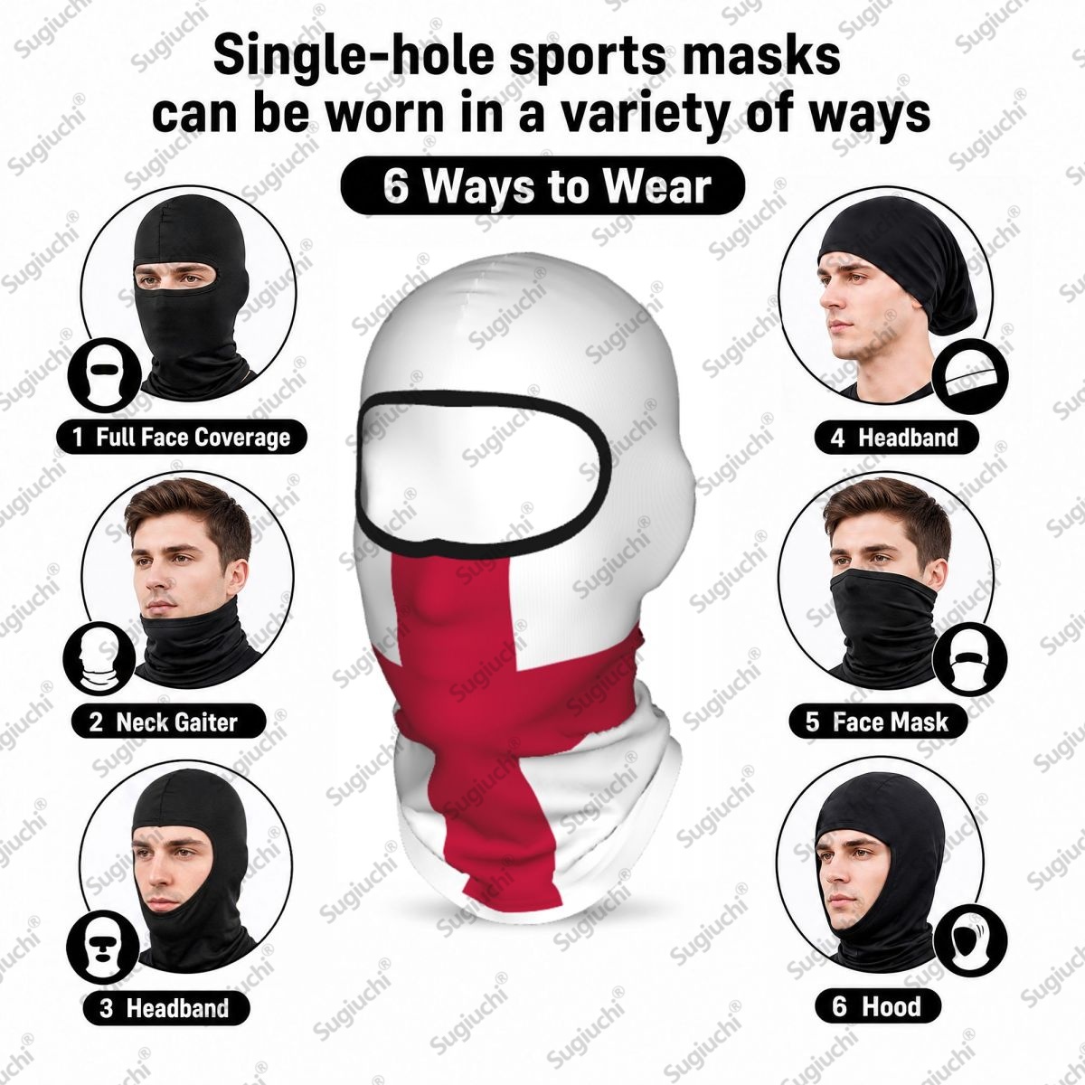 ENGLAND Cycling Balaclava Full - огляд і ціна Helmet Full Face
