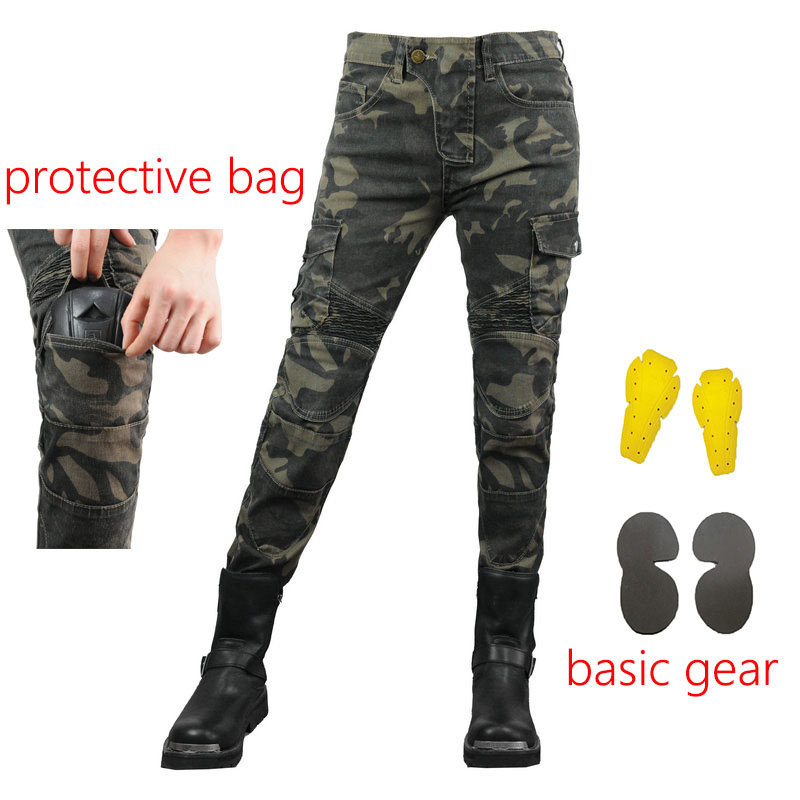 Women Jeans Camouflage Motorcy - огляд і ціна Motorcycle Gear Testing