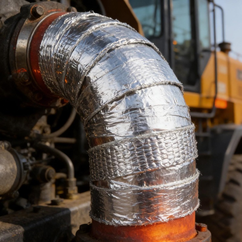 Car Exhaust Pipe Insulation Ta - огляд і ціна Exhaust Wrap Titanium