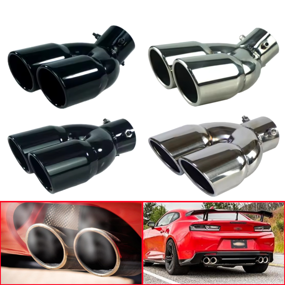 Universal 63mm Car Inlet Doubl - огляд і ціна Exhaust Wrap Titanium