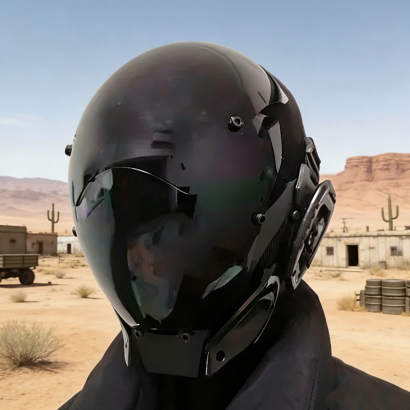 Mecha style cyberpunk helmet m - огляд і ціна Helmet Full Face