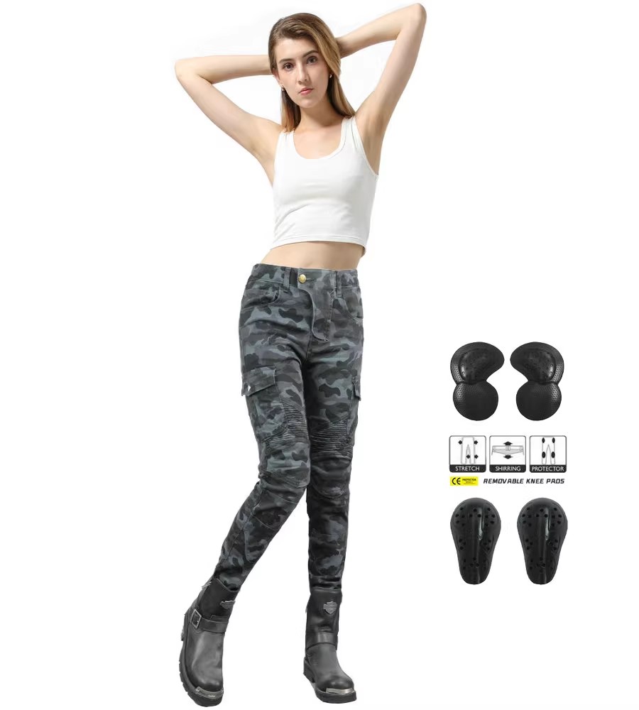 Women Jeans Camouflage Motorcy - огляд і ціна Motorcycle Gear Testing
