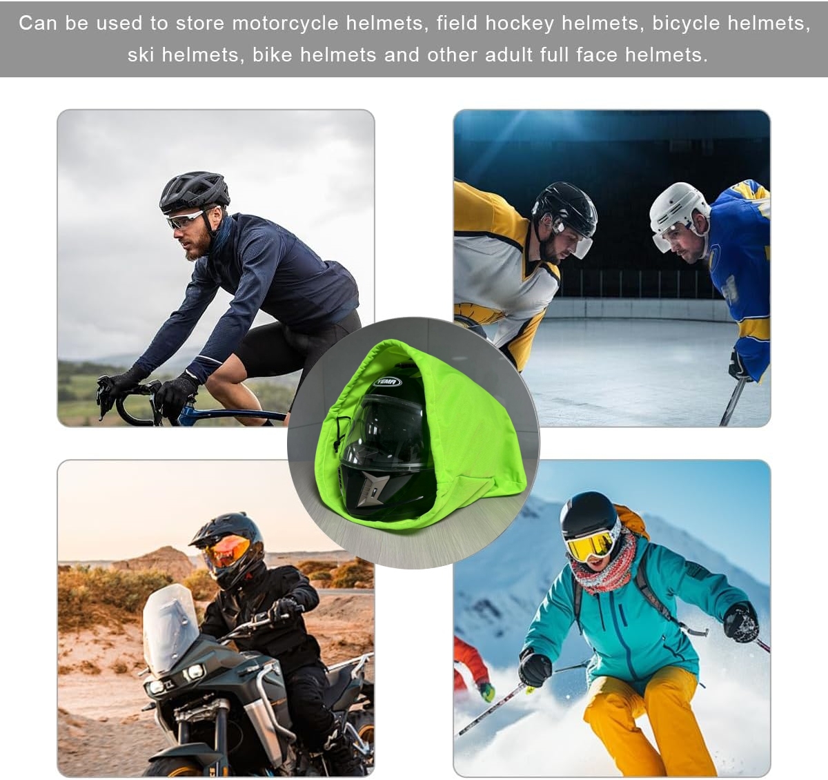Motorcycle Helmet Storage Bag  - огляд і ціна Helmet Full Face