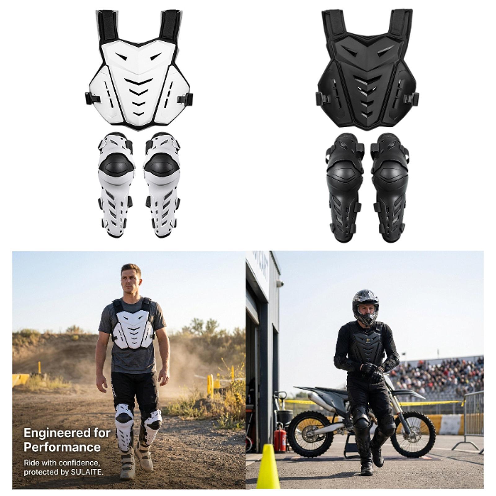 Ergonomic Chest Protector Knee - огляд і ціна Motorcycle Gear Mens