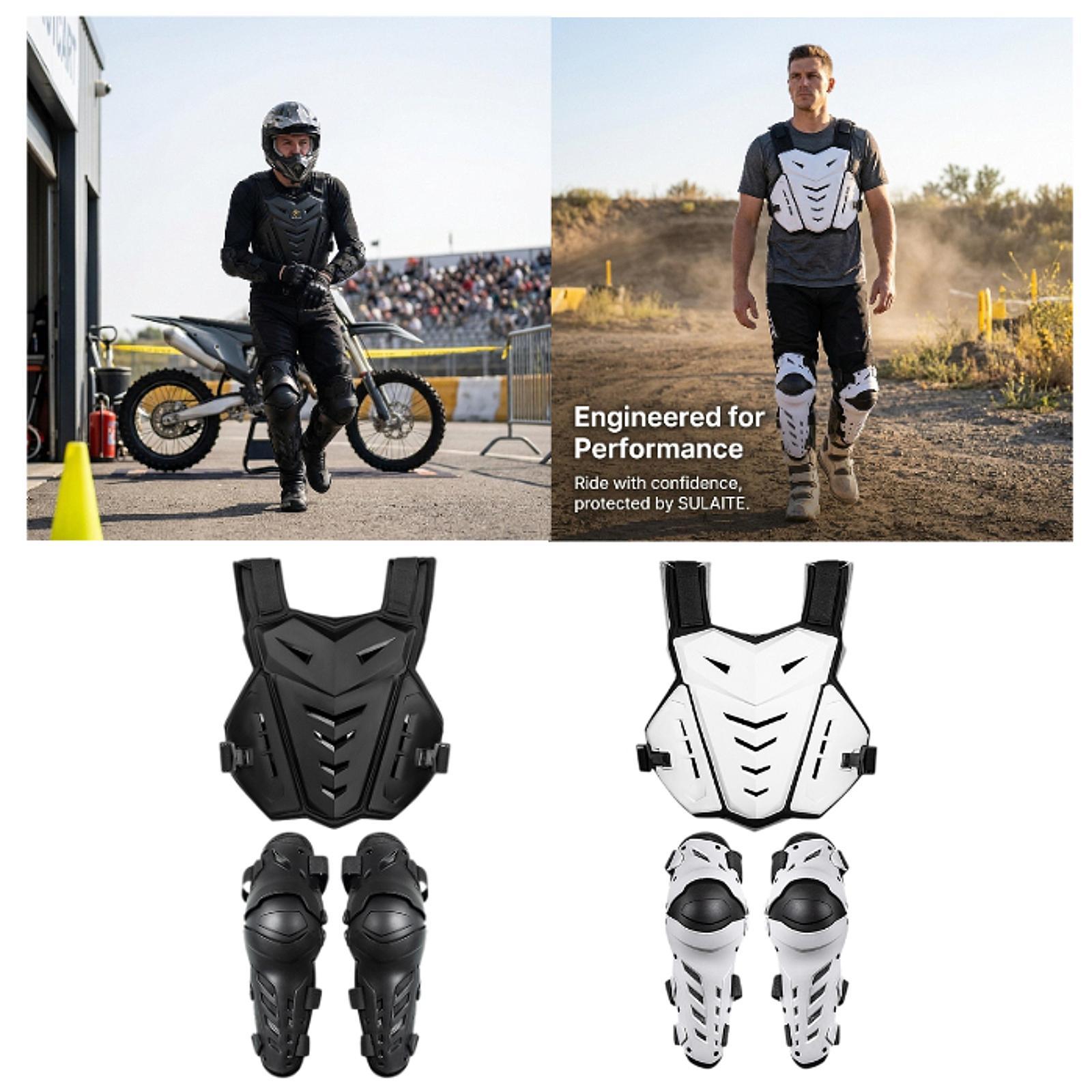 Ergonomic Chest Protector Knee - огляд і ціна Motorcycle Gear Mens